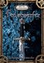 „Die 13. Kompanie: Frostwerfer“ von Johannes Reinecke. Ein Schwert vor eisigem Hintergrund, umrahmt von Zahnradmuster., Buch