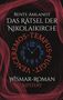 Text: Bente Amlandt - Das Rätsel der Nikolaikirche, Venticremos-Tempus-Fugit, Wismar-Roman, Mystery. Eine Uhr mit blauen Zahlen., Buch