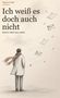 "Ich weiß es doch auch nicht. Briefe über das Leben." Illustration: Eine Person im Mantel, Papier und Blätter wehen im Wind., Buch