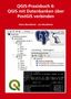 QGIS-Praxisbuch 6: QGIS mit Datenbanken über PostGIS verbinden. Autoren: Heinz und Jan Mundhenk. PostgreSQL-Browser, Logos., Buch