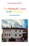 Cornelia Giese-Mulack, "Das Multikulti-Haus in der Oberpfalz", Mietergeschichten. Ein dreistöckiges weißes Haus, bewölkter Himmel., Buch