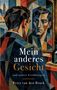 "Mein anderes Gesicht" von Peter van den Bruck. Kubistische Malerei eines Mannes vor einem Spiegel., Buch