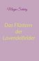 Der Text „Das Flüstern der Lavendelfelder“ und „Monja Schürg“ erscheint auf einem lila Hintergrund., Buch
