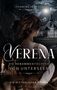 „Verena: Die Hebammentochter von Unterseen“ von Jeannine Jentsch, ein historischer Roman. Eine Frau schaut auf ein Dorf., Buch