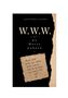 Ein schwarz-beiges Cover mit folgenden Texten: "W.W.W. wo Worte wohnen" und "Manche Worte finden uns zuhause..." Handschrift., Buch