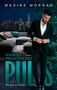 "Maxine Morgan"; "Der beste Freund des CEO"; "Roman"; "PULS"; "Rhea & Cody". Ein Mann im Anzug in einem eleganten Raum., Buch
