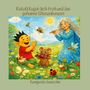 "Kobold Kugel-dich-froh und das geheime WIESENKONZERT." Ein Kobold und Tiere musizieren fröhlich auf einer Blumenwiese., Buch
