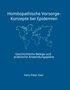 „Homöopathische Vorsorge-Konzepte bei Epidemien“ mit Autor Hans Peter Exer. Weltkarte als Umrisszeichnung auf blauem Hintergrund., Buch