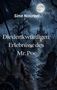 Titel: "Die denkwürdigen Erlebnisse des Mr. Poe". Hände öffnen Schirm, düstere Friedhofsszene bei Vollmond., Buch