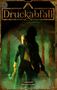 „Druckabfall“. „Lennart Reuschling“. Eine Person mit Waffe und Schatten, vor einem grünlichen, abstrakten Hintergrund., Buch