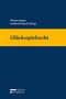 Text: "Thomas Jaeger, Gerhard Strejcek (Hrsg), Glücksspielrecht." Blaues Cover, gelber Streifen in der Mitte. Verlagslogo unten., Buch