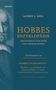 Text: "Alfred J. Noll: Hobbes Enzyklopädie, Supplementum. Hobbes-Ockhamistæ? Wilhelm von Ockham und Thomas Hobbes..."

Links ist eine Zeichnung eines Mannes mit langen lockigen Haaren zu sehen.