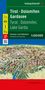 : Tirol - Dolomiten - Gardasee - Panorama, Straßenkarte 1:450.000, freytag & berndt, KRT
