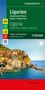 Ligurien, Straßen- und Freizeitkarte 1:150.000, freytag & berndt, Karten