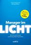 Anita Tscherne & Michael Weiss, Manager im Licht, Vorwort von Jack Canfield. Blaues Layout, Text in Weiß und Gelb., Buch
