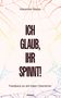 Text: "ICH GLAUB, IHR SPINNT!", oben "Alexander Marks", unten "Feedback an die linken Oberlehrer". Hintergrund Spinnennetz., Buch