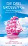 Text: "Die drei großen Gs. Wie du dich glücklich, gesund und reich denkst." Ein pinkes Segelschiff vor blauem Himmel., Buch