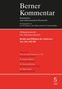 Text: "Berner Kommentar, Kommentar zum schweizerischen Privatrecht, Obligationenrecht, Rechte und Pflichten der Aktionäre." Schwarzer und roter Hintergrund mit weißer Schrift., Buch