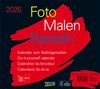 : Foto-Malen-Basteln Bastelkalender quer schwarz 2026, KAL