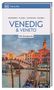 "Venedig & Veneto. Mit Extrakarte." Foto von Venedigs Brücke, Kanälen und Gondeln bei Sonnenuntergang.