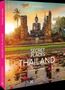 SECRET PLACES THAILAND. Traumhafte Orte abseits des Trubels. Großes Buddha-Abbild in antiker Tempelanlage, Palmen., Buch