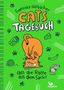 "Franziska Höllbacher CATS TAGEBUCH Lass die Ratte aus dem Sack!" Grüne Illustration mit Katze und Maus, Pfotenabdrücke., Buch