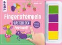 Melanie Kraft: Fingerstempeln. Bastelblock Feenwelt, Buch