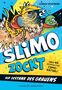 Texte: "SLIMO ZOCKT", "Der Gestank des Grauens", "Über 40 interaktive Comic-Rätsel!". Illustration: Dinosaurier und Schnecke.