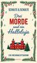 Text: "SCHULTE & SCHULTE, Drei Morde und ein Halleluja, Ein Weihnachtskrimi." 
Illustration: Schloss und Weihnachtsbaum., Buch