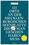 Jana Jürß: 111 Orte an der Mecklenburgischen Seenplatte, die man gesehen haben muss, Buch