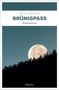 "SILVIA GÖTSCHI BRÜNIGPASS Kriminalroman emons:; großer Vollmond über Wäldern bei Dämmerung.", Buch