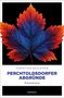 "Christian Schleifer: Perchtoldsdorfer Abgründe. Kriminalroman." Ein Ahornblatt in Blau und Rot auf schwarzem Hintergrund., Buch