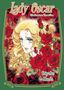 "Lady Oscar: Die Rose von Versailles 7, Riyoko Ikeda." Illustration: Frau mit blonden Locken umgeben von roten Rosen., Buch