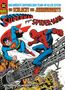 "Superman gegen Spider-Man" in großen Buchstaben. Superman und Spider-Man kämpfen in einer dynamischen Superhelden-Illustration., Buch