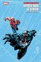 Texte: Web of Heroes Collection: Spider-Man & Venom. Illustration: Spider-Man und Venom schwingen durch Netze., Buch
