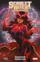 „Scarlet Witch: Die oberste Zauberin. Magische Rebellion. Orlando Chang.“ Illustration einer Frau in Rot mit magischen Symbolen., Buch