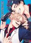 "Betrayers Love Song 3, Mottasu Tonoka." Zwei lächelnde, stilisierte Figuren in illustrativem Stil, mit blauen und roten Details., Buch