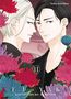 "Yoshie Kaoruhara. K.E.x.YAK Gefährliche Partner. 11." Zwei stilisierte Personen mit Blumen, in warmen Farben., Buch