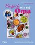 Cover mit dem Text "Einfach wie bei Oma", "Vanessa Schmidt", "60 Rezepte", darunter Gedeck mit Waffeln, Bratlingen., Buch