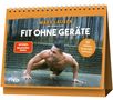 "Mark Lauren, Fit ohne Geräte, 52 effektive Bodyweight-Workouts; Bild eines Mannes in Push-Up-Position bei Regen."