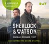 Sherlock & Watson - Neues aus der Baker Street. Die komplette erste Staffel, 5 CDs