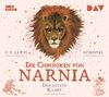 „Die Chroniken von Narnia: Der letzte Kampf“ in roter Schrift, Löwenkopf und Sterne als Illustration., 2 CDs
