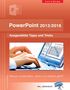 Hermann Plasa: PowerPoint 2013/2016 kurz und bündig: Ausgewählte Tipps und Tricks, Buch