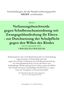 : Verfassungsbeschwerde gegen Schulbesuchsanordnung mit Zwangsgeldandrohung für Eltern - zur Durchsetzung der Schulpflicht gegen den Willen des Kindes vom 23.September 2016 - 1 BvR 2222/16 (1 BvR 2223/16), Buch
