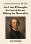 Johann Gottfried Herder: Auch eine Philosophie der Geschichte zur Bildung der Menschheit, Buch