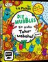 "Die Mubbles: Ein großes Tohuwabohu! Band 2" ist ein bunter, fröhlicher Comic mit tanzenden, singenden Kreaturen., Buch