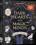 "Dark Hearts and Magic Minds", "Choose Your Own Love Interest!", "Eine Rätsel-Romantasy", mit zwei gezeichneten Figuren.