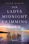 "Der Ladys Midnight Swimming Club, Faith Hogan, Roman." Drei Frauen im Wasser bei Sonnenuntergang.