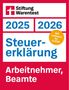 Udo Reuß: Steuererklärung 2025/2026 - Arbeitnehmer, Beamte, Buch