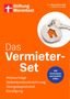 "Das Vermieter-Set" - Mietverträge, Nebenkostenabrechnung, Übergabeprotokoll, Kündigung. Logo rechts oben, Schlüssel., Buch